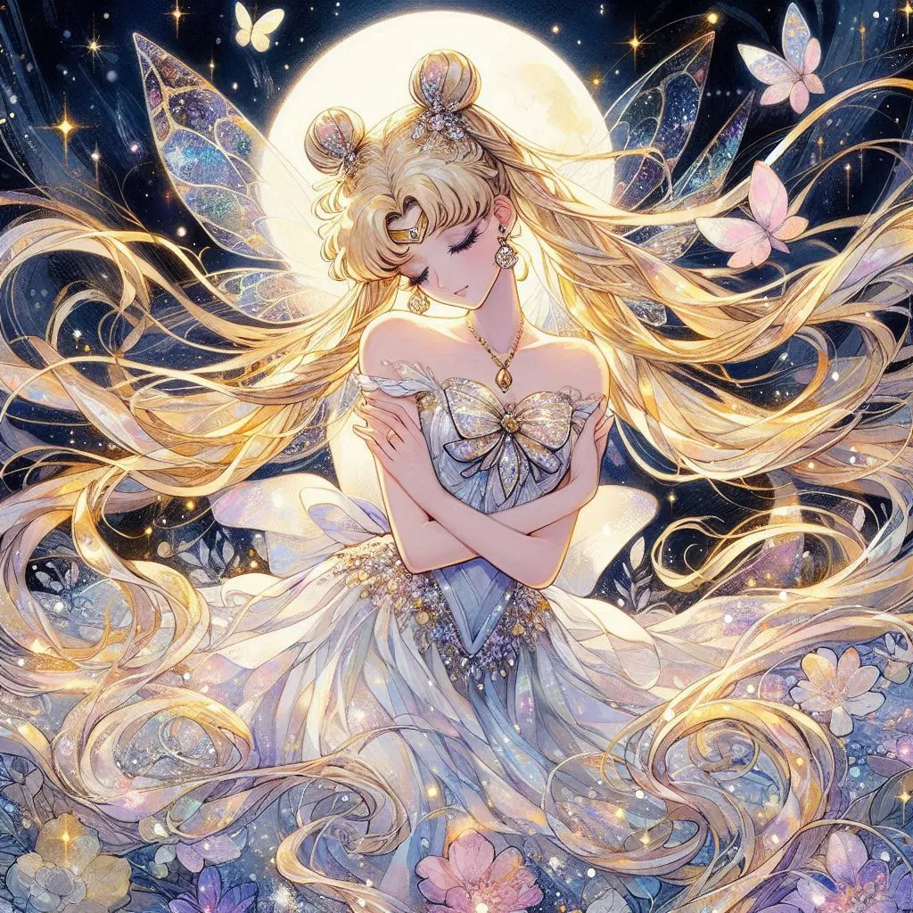AI画师｜月下精靈•水冰月