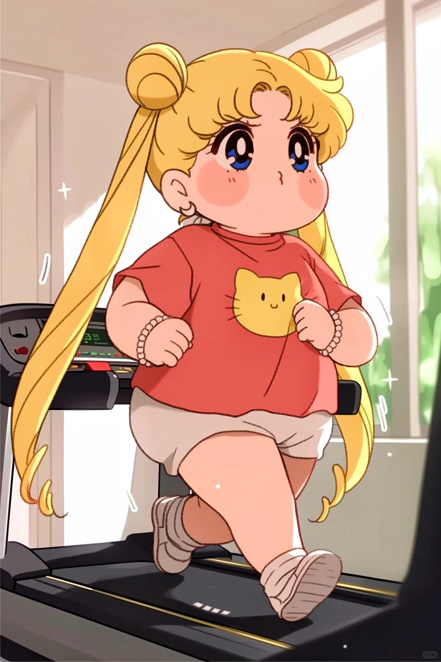 🏃🏻‍管住嘴，迈开腿｜美少女战士跑步壁纸