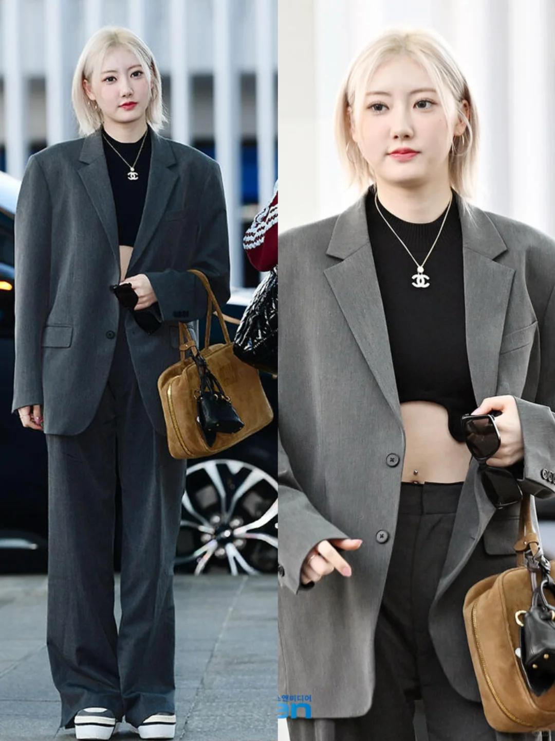 Babymonster今日机场街拍私服，青春美少女！