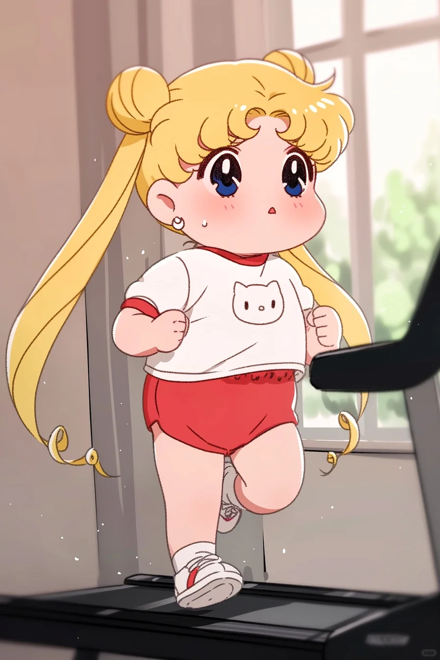 🏃🏻‍管住嘴，迈开腿｜美少女战士跑步壁纸