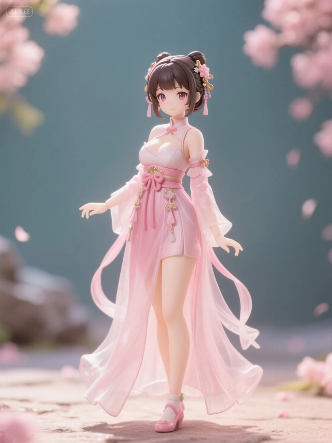 粉色小仙女太美了吧，真的好美！🌸🌸