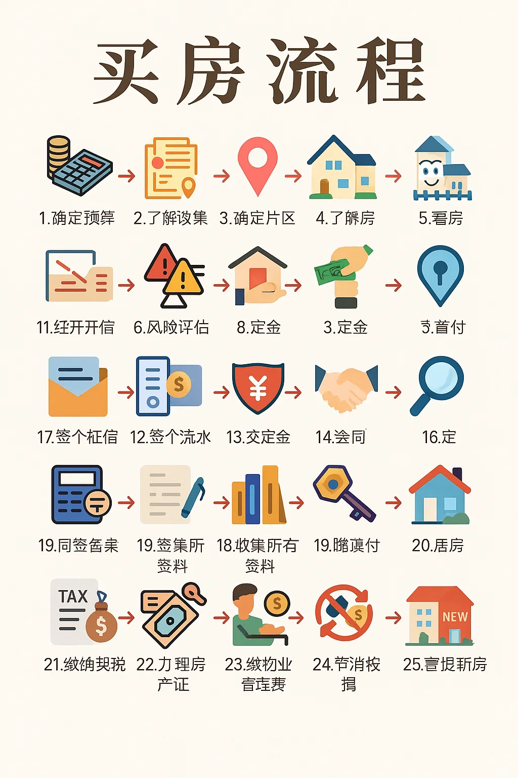 分享📌 买房流程精简版