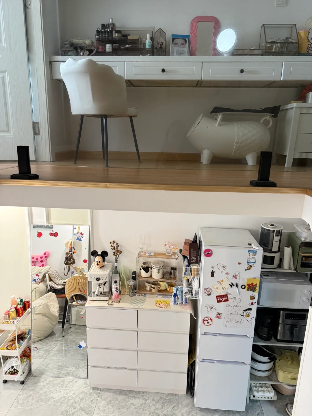 33平loft |住了四年 还好是给自己交房租！