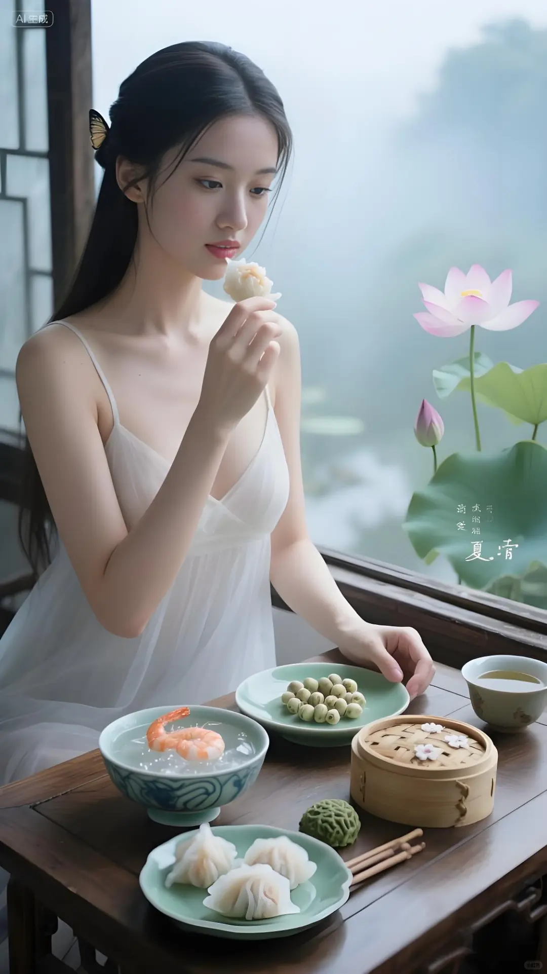 白裙沾上虾饺香时，七幕美人食光记