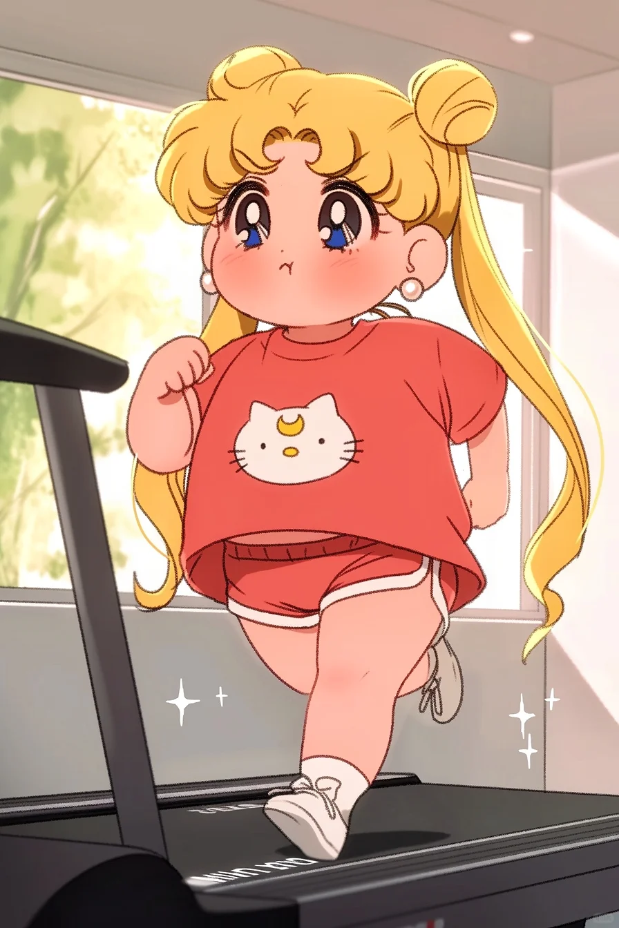 🏃🏻‍管住嘴，迈开腿｜美少女战士跑步壁纸