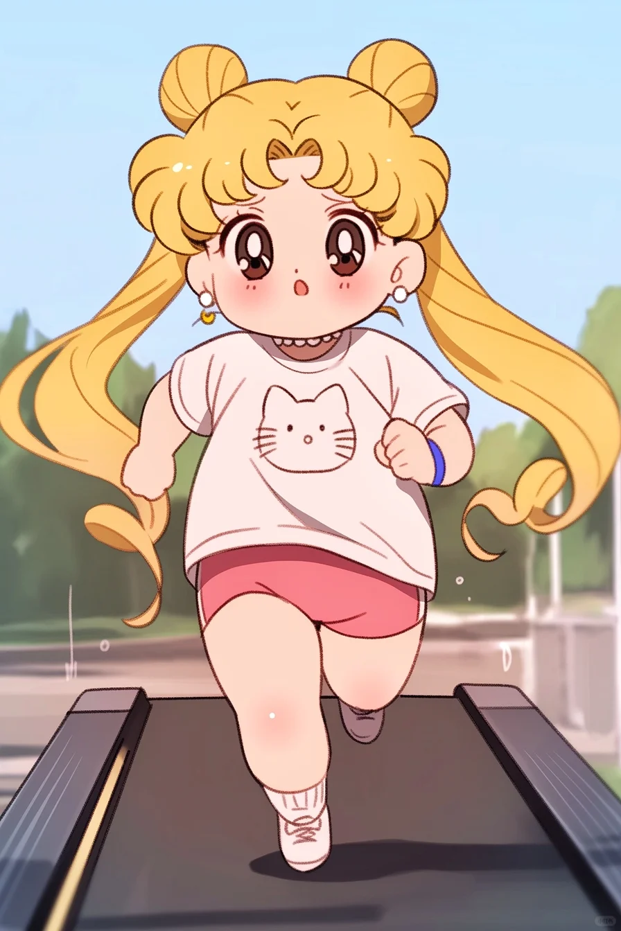 🏃🏻‍管住嘴，迈开腿｜美少女战士跑步壁纸