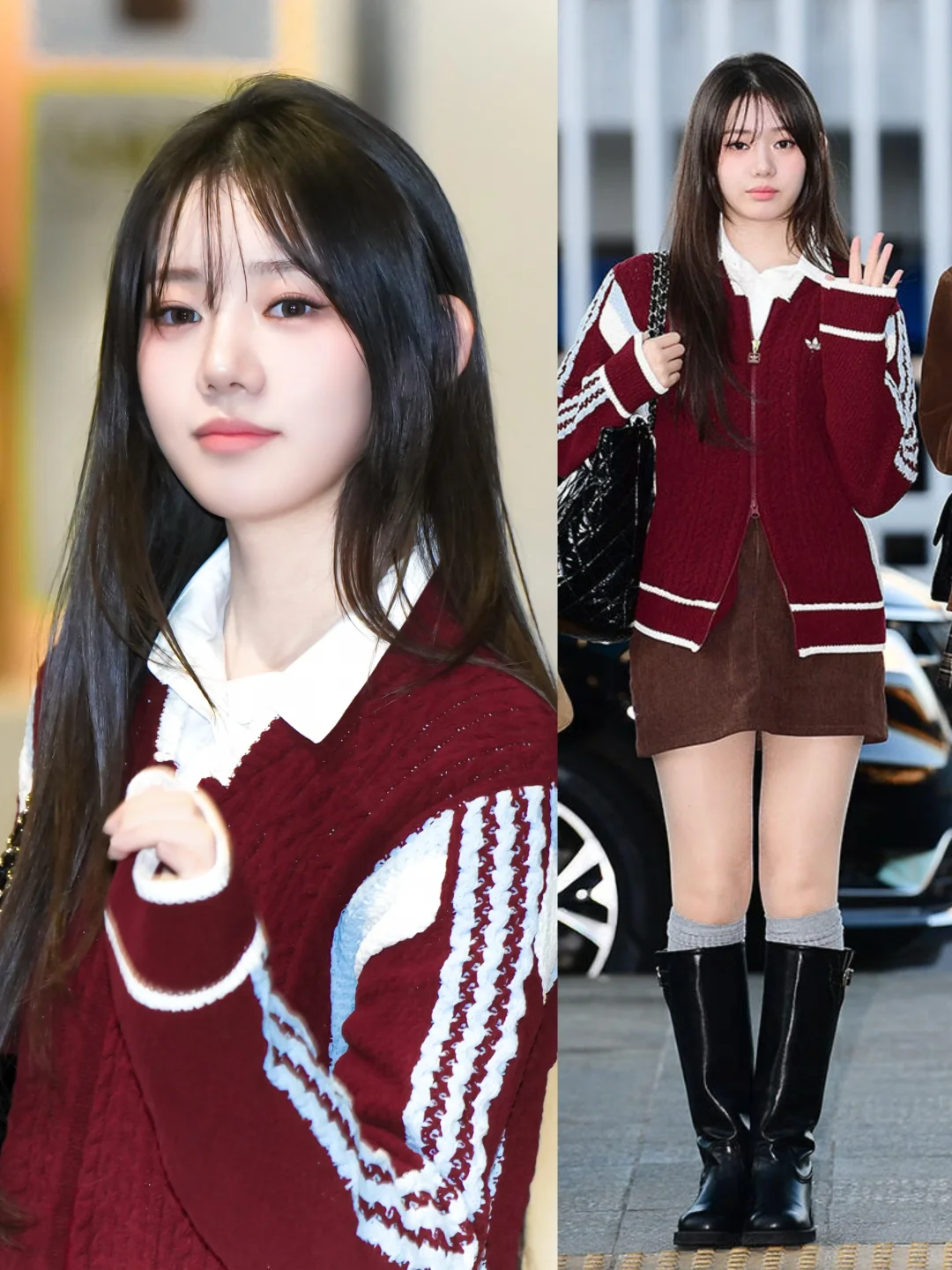 Babymonster今日机场街拍私服，青春美少女！