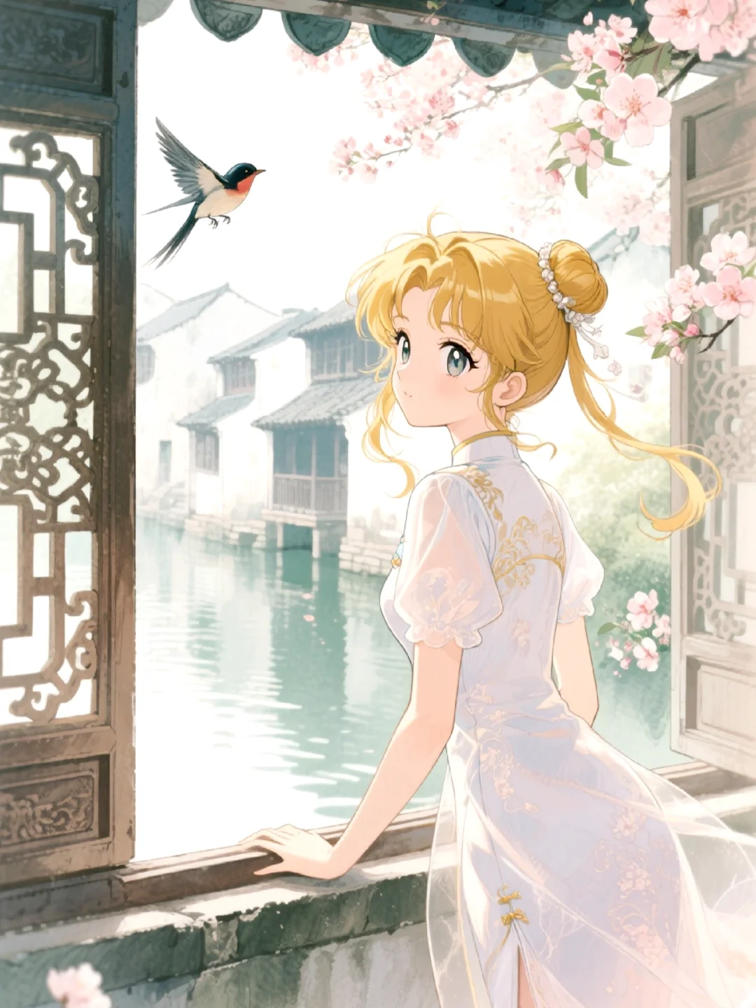 是个温柔的江南女子月野兔