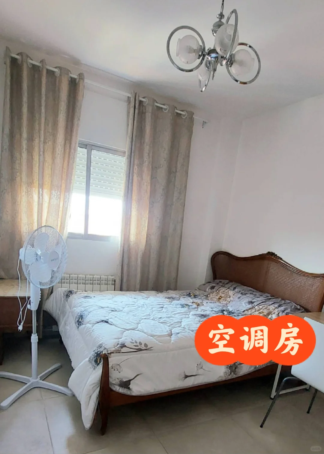马德里A区空调公寓 地铁口40米可日租周租