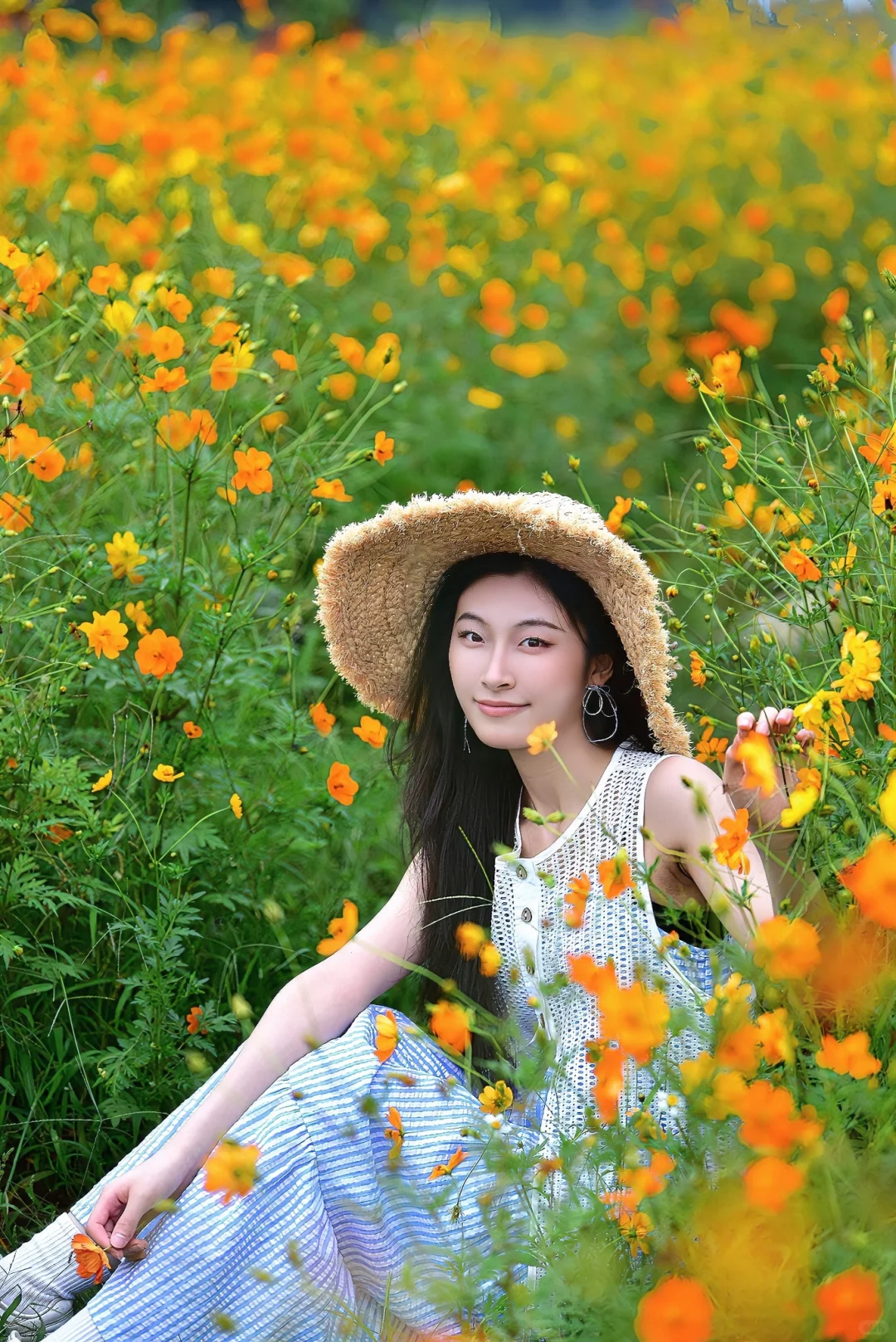 谁的镜头里，花海里有你🌼