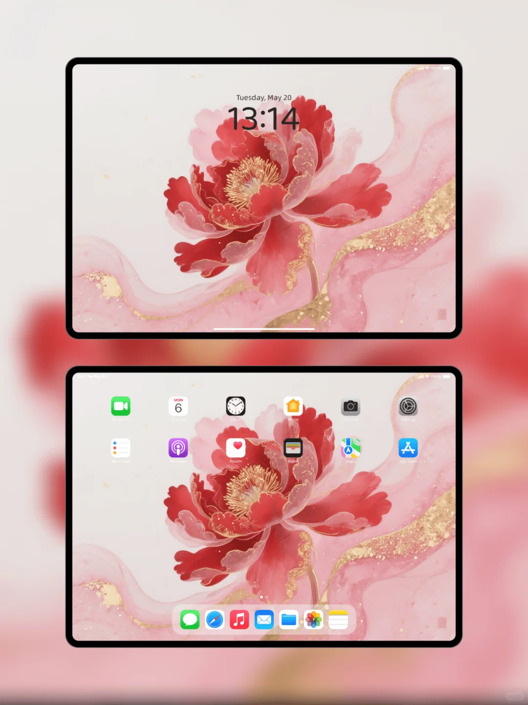 国色牡丹｜国风岩彩壁纸