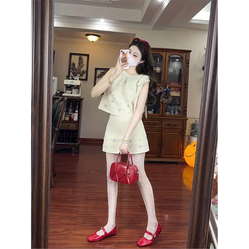 夏装轻熟御姐小香风套装✨