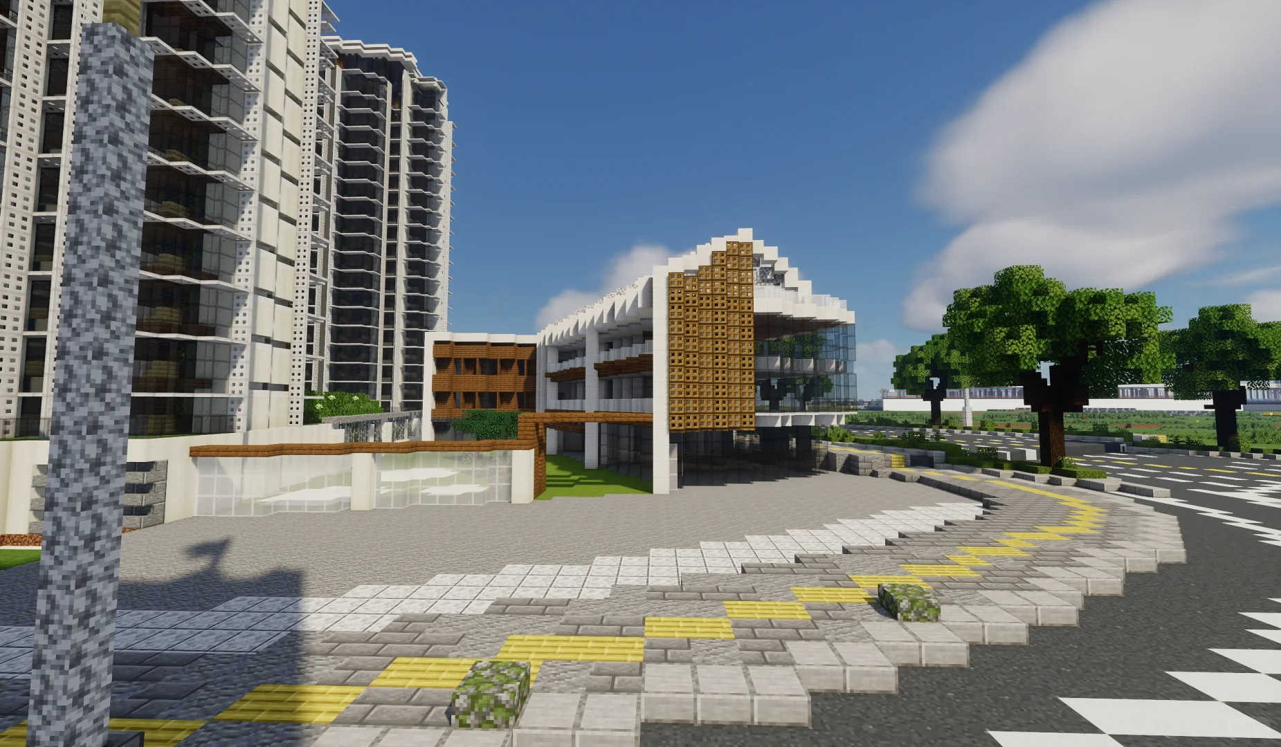 mc中的现代住宅社区