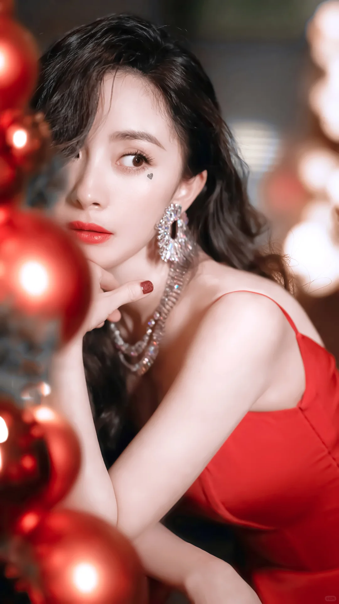 杨幂——红色长裙礼服（86p）