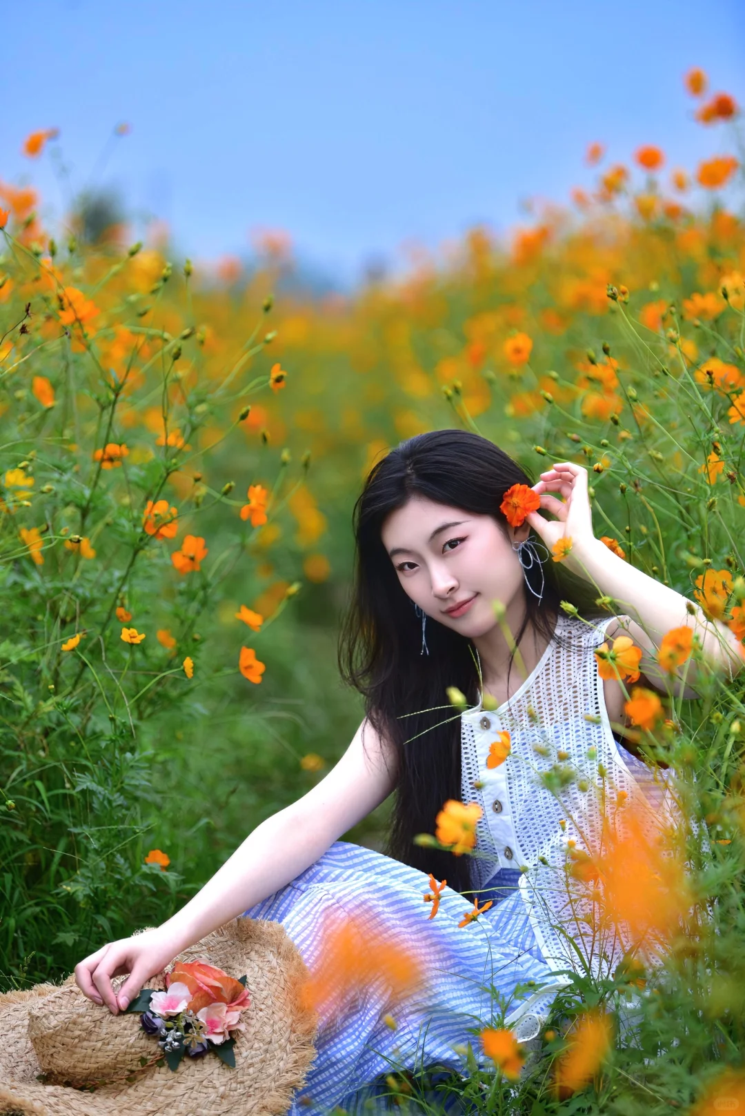 谁的镜头里，花海里有你🌼