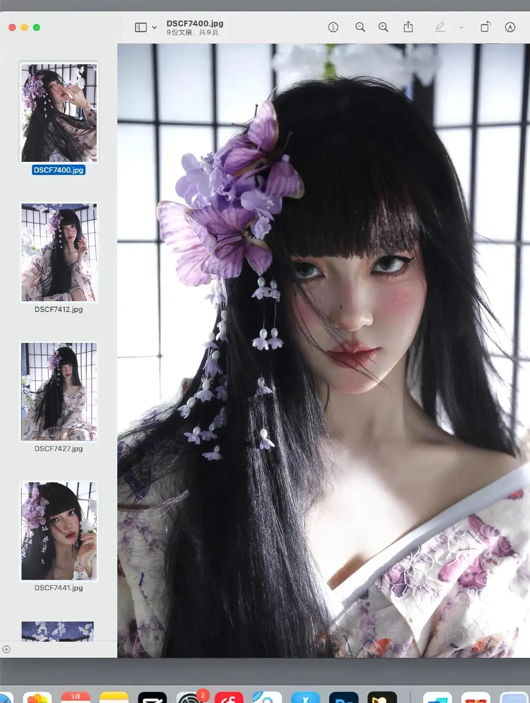 “花开彼岸🖤”绝美妖艳的和服｜深圳写真