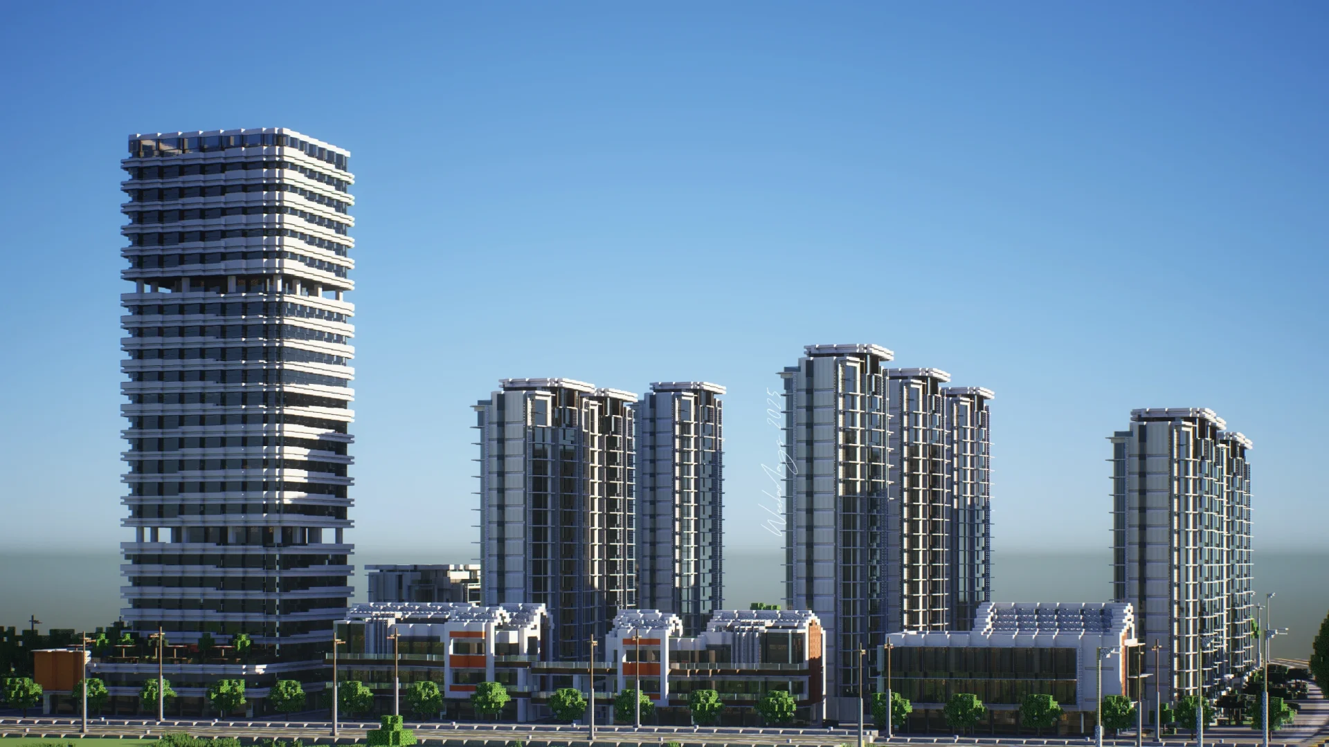 mc中的现代住宅社区
