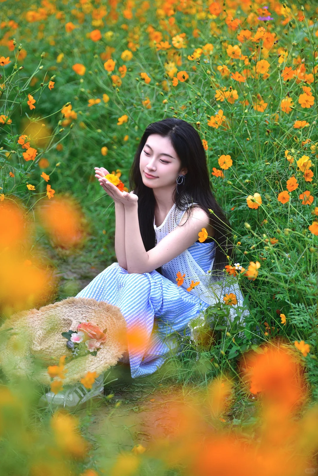 谁的镜头里，花海里有你🌼