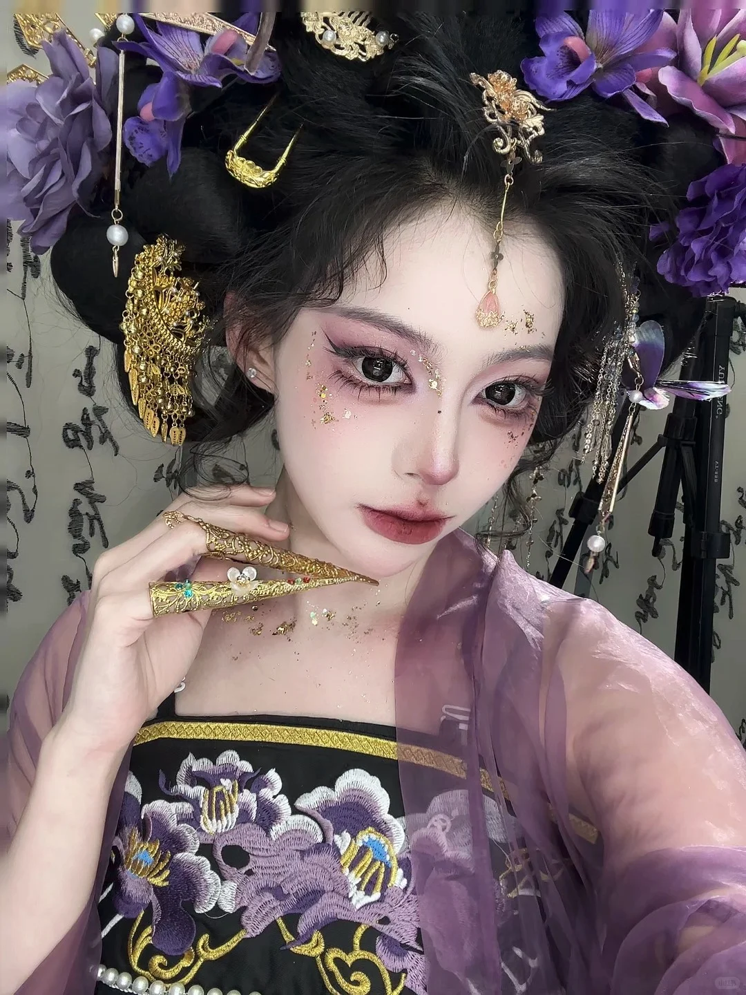 解锁魅惑花魁妆造 ‼️在大街上被问爆了🥳