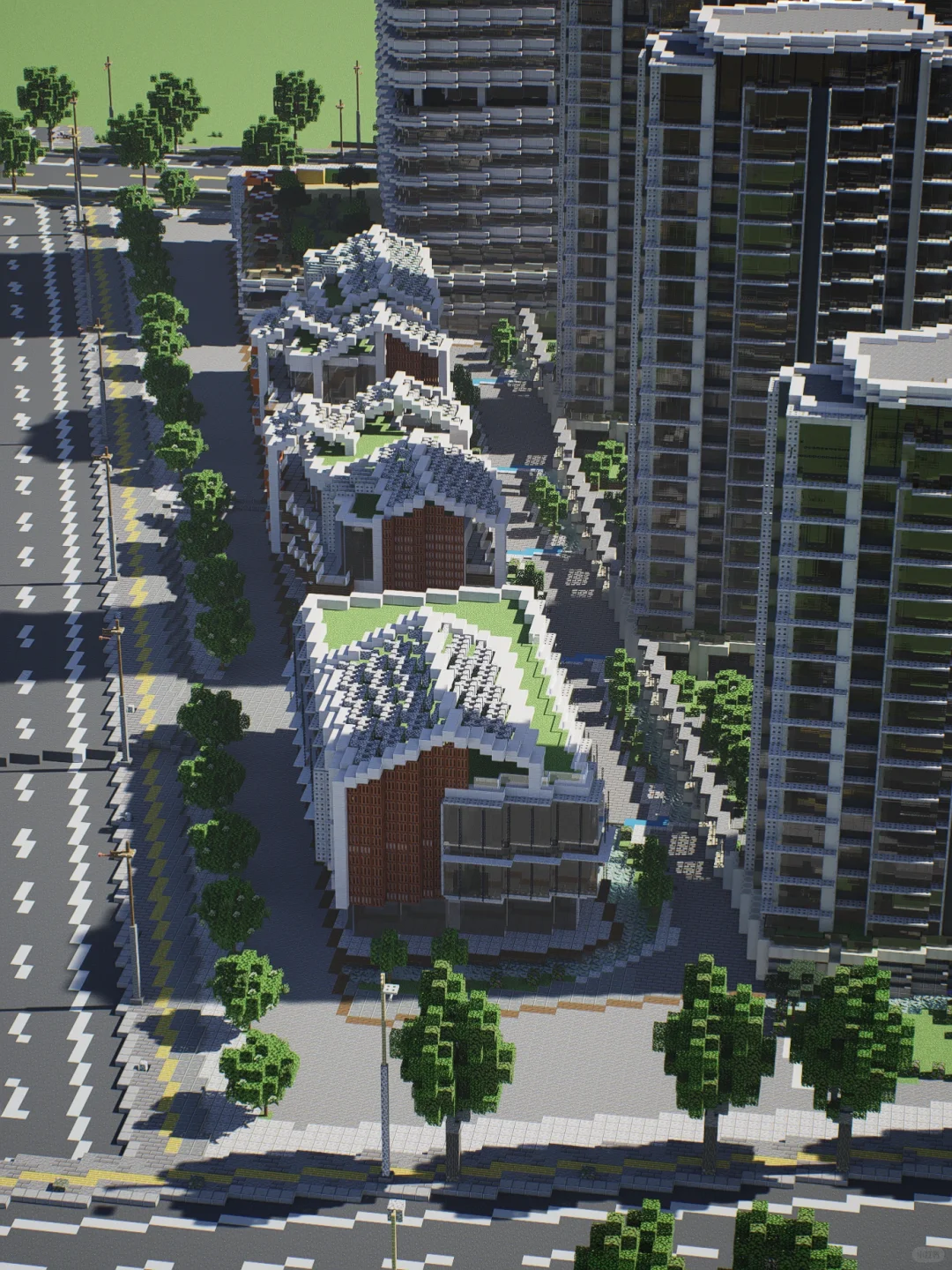 mc中的现代住宅社区