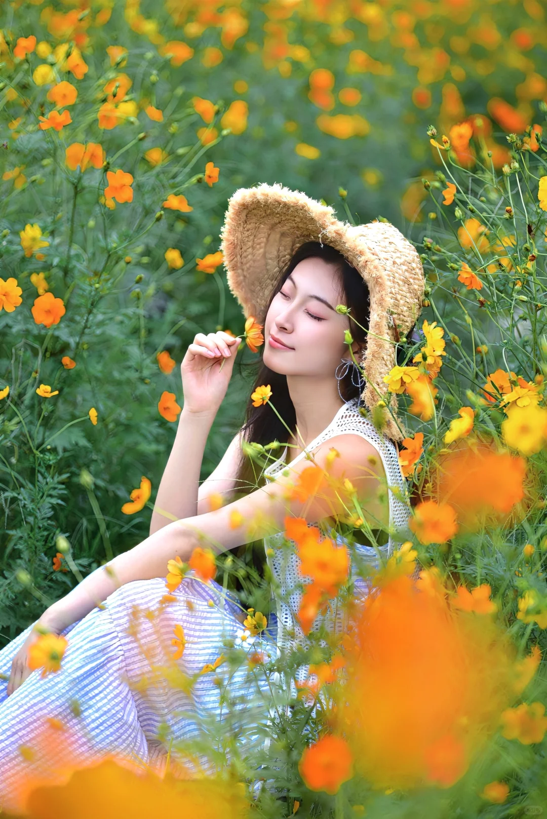 谁的镜头里，花海里有你🌼