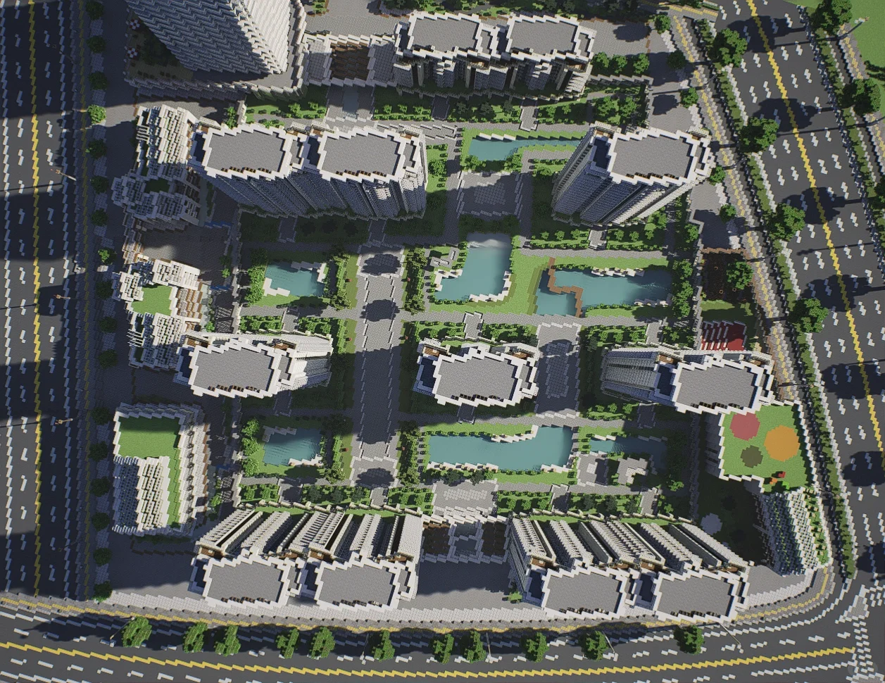 mc中的现代住宅社区