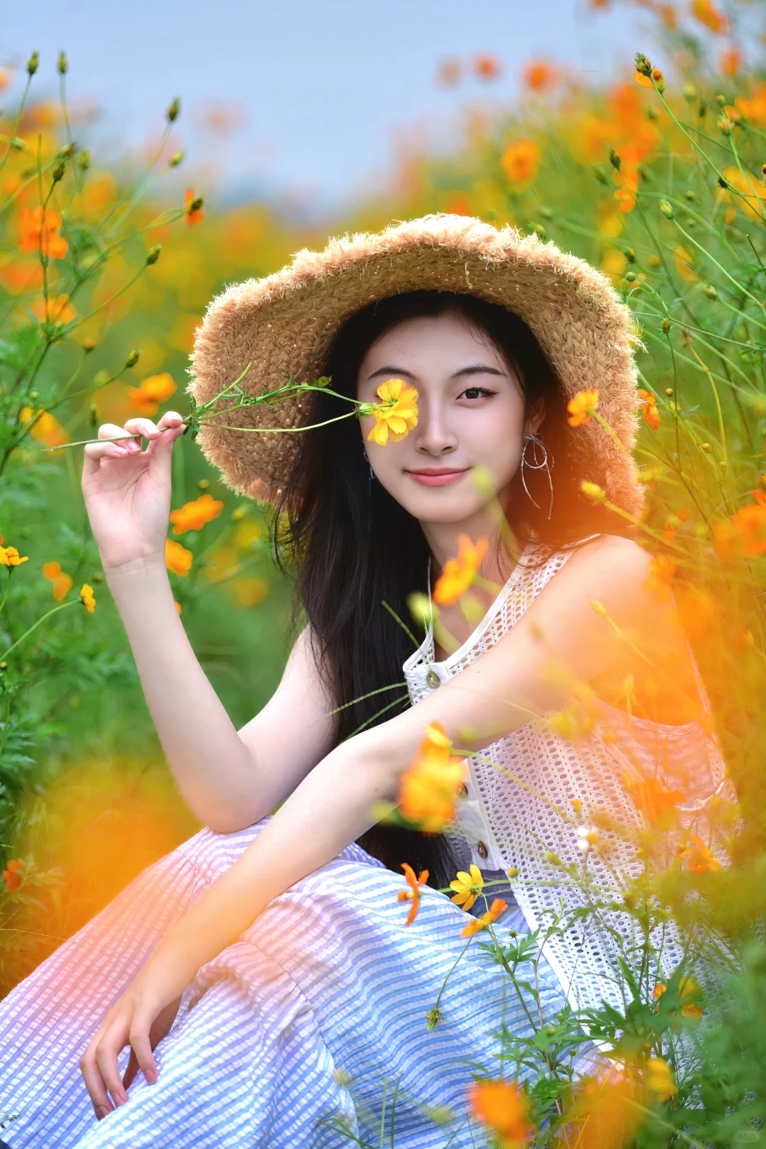 谁的镜头里，花海里有你🌼