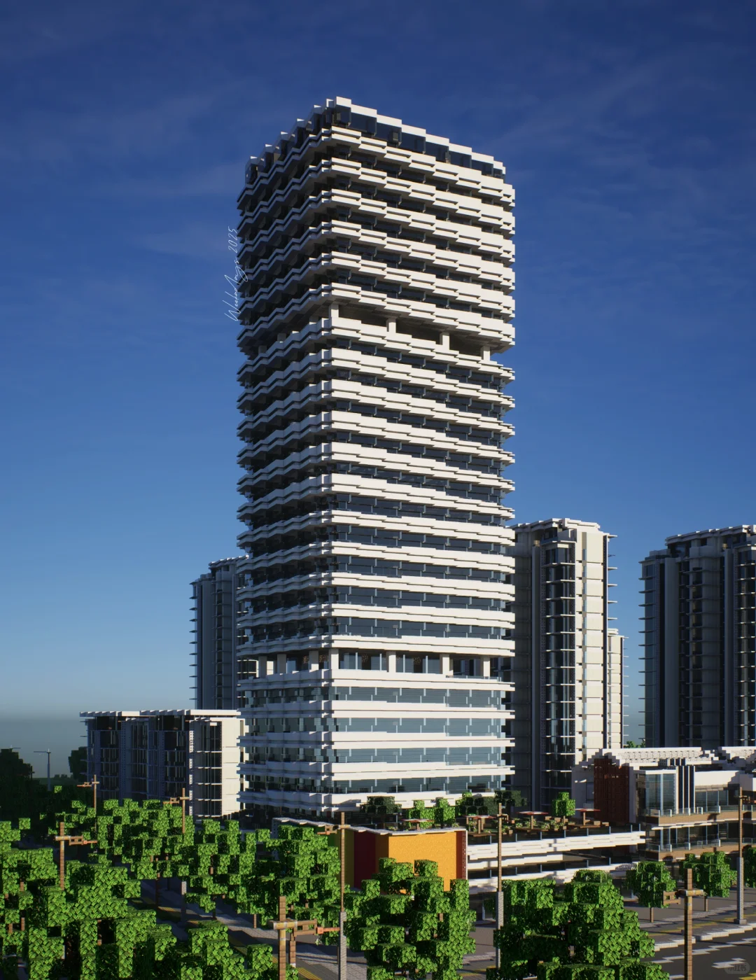 mc中的现代住宅社区
