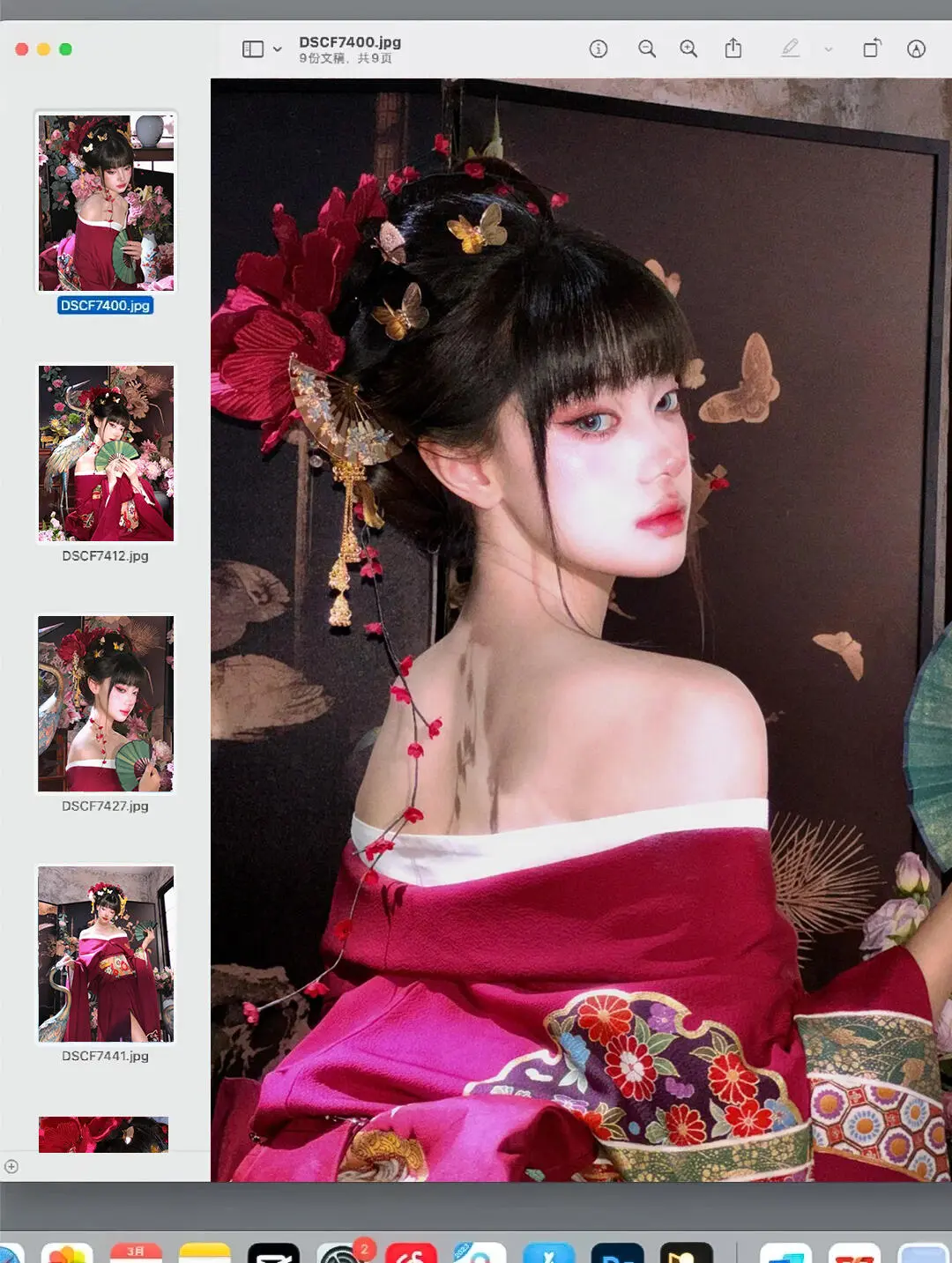 “花开彼岸🖤”绝美妖艳的和服｜深圳写真