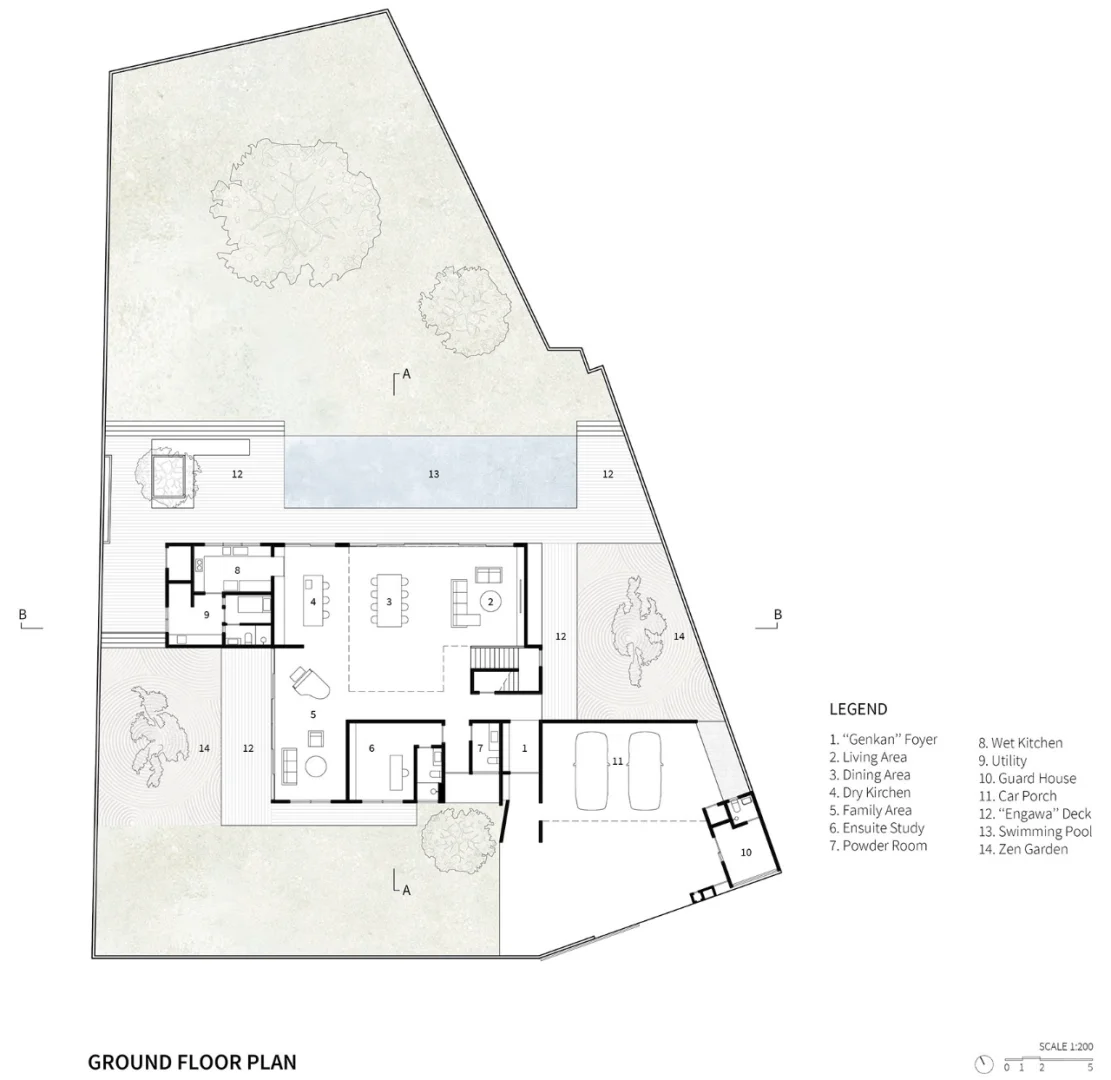 Tessera住宅：简洁几何，宁静优雅之居