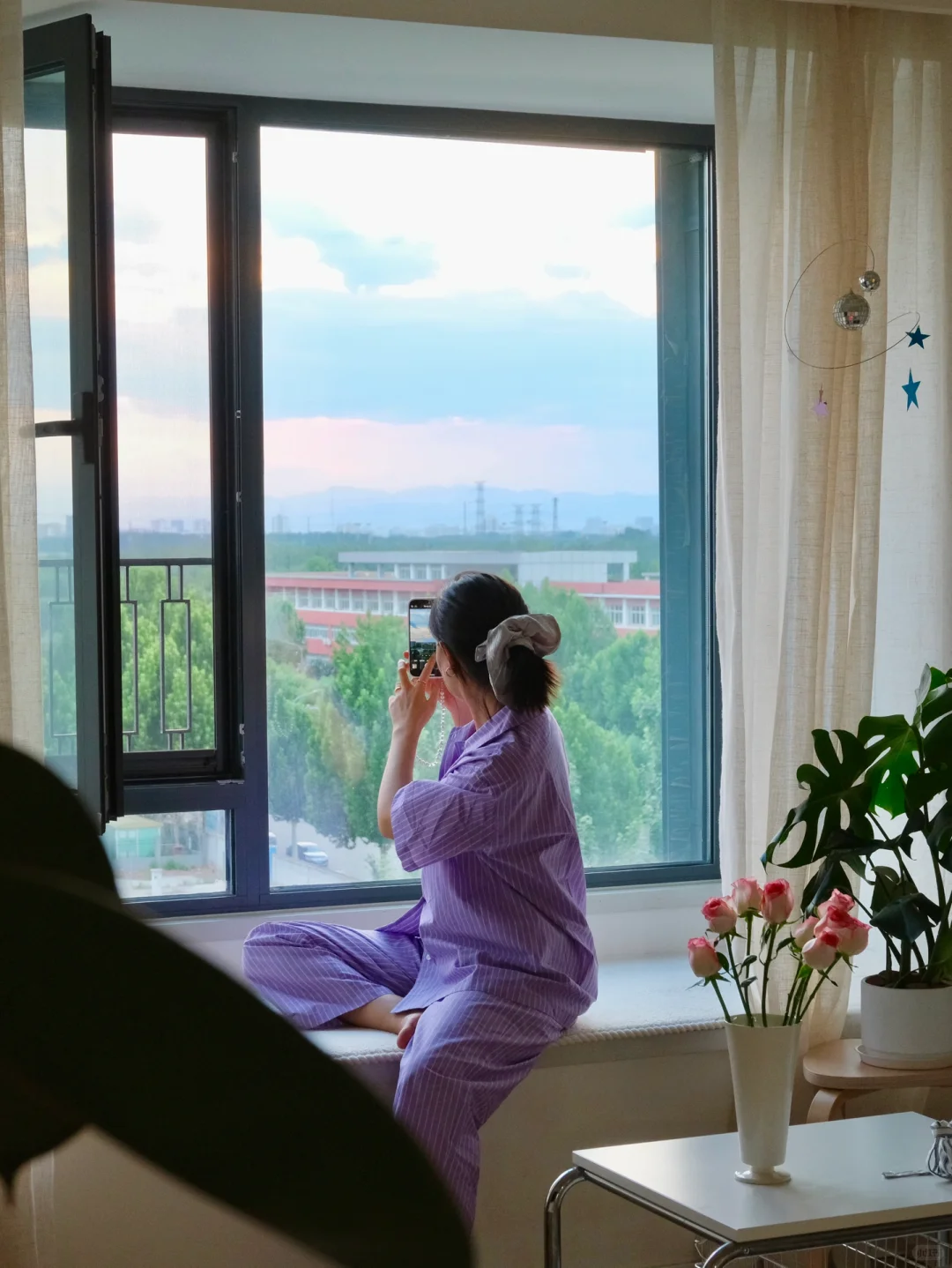 Plog✨北京58平小户型，可以看夕阳的家！🌇