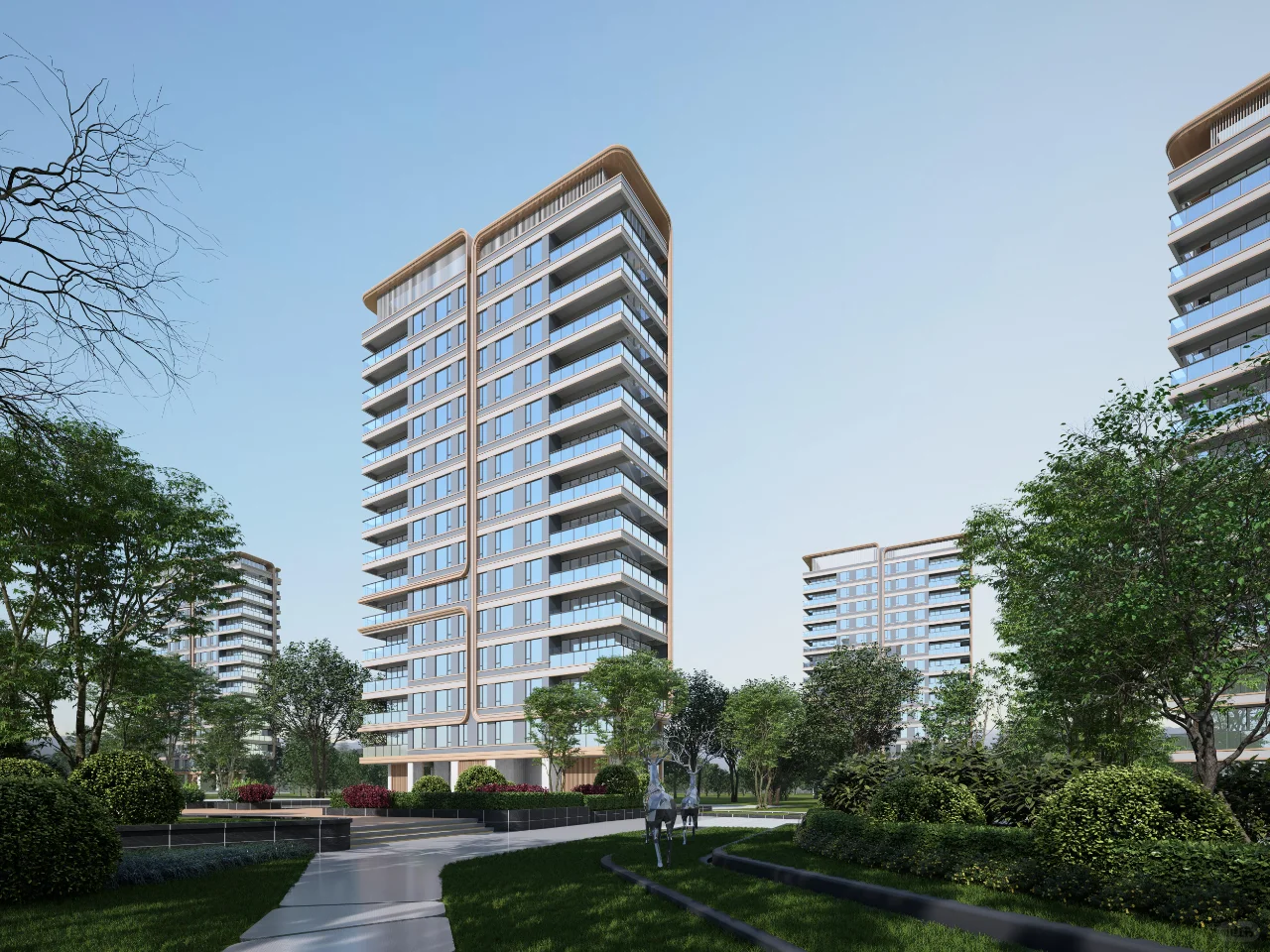 高端住宅 | 仪式中轴·极致户型·公建立面