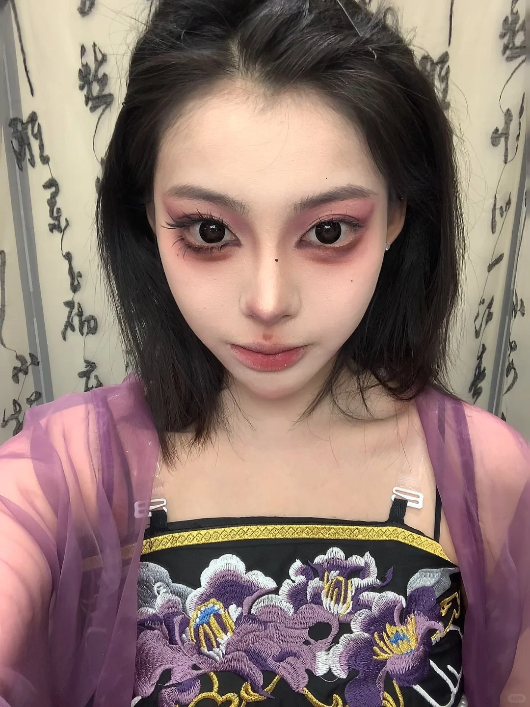 解锁魅惑花魁妆造 ‼️在大街上被问爆了🥳