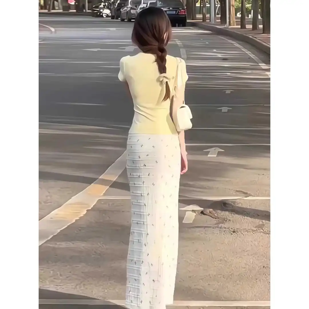 韩系夏日穿搭一整套高级感气质御姐温柔风半
