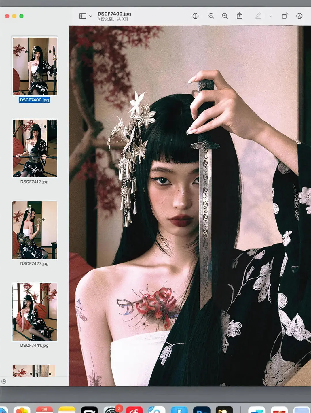 “花开彼岸🖤”绝美妖艳的和服｜深圳写真