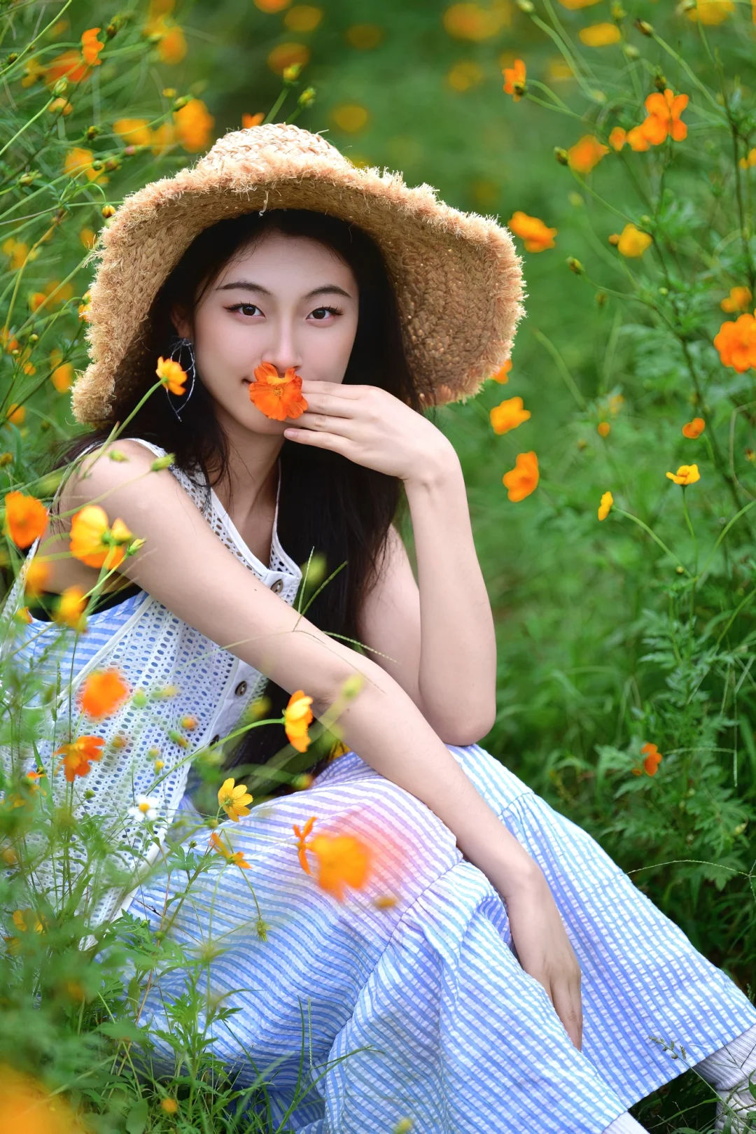 谁的镜头里，花海里有你🌼