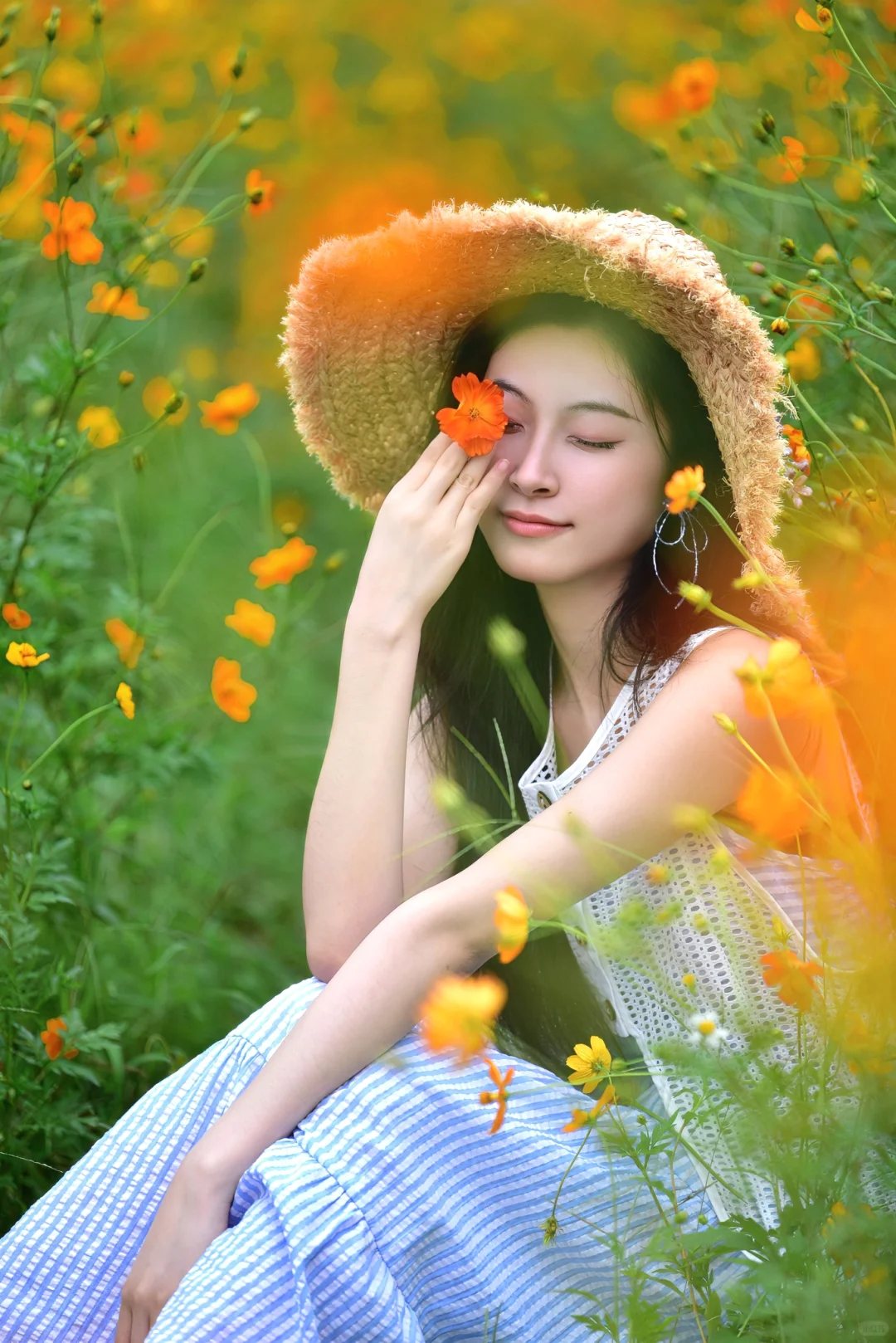谁的镜头里，花海里有你🌼