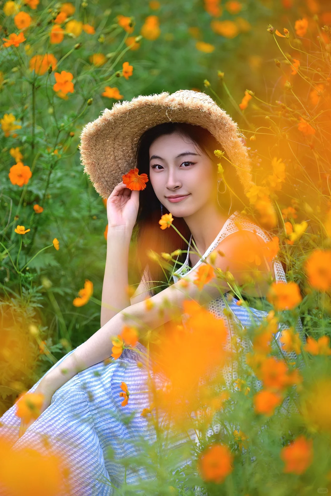 谁的镜头里，花海里有你🌼