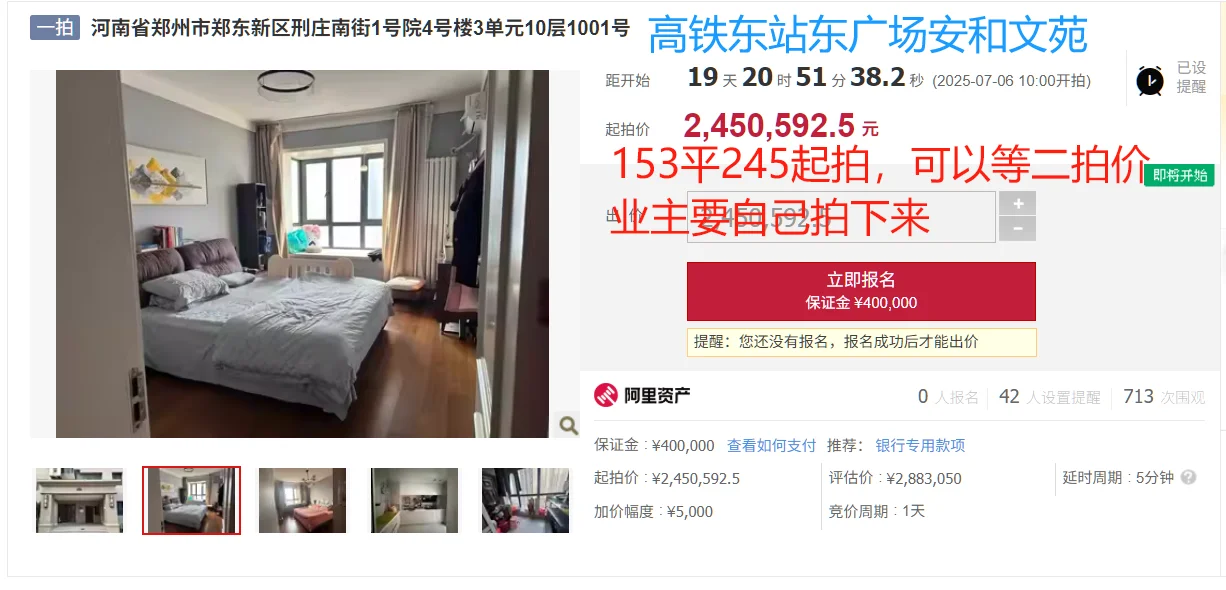 是哪个大老板一下子被拍卖了6套大房子啊？