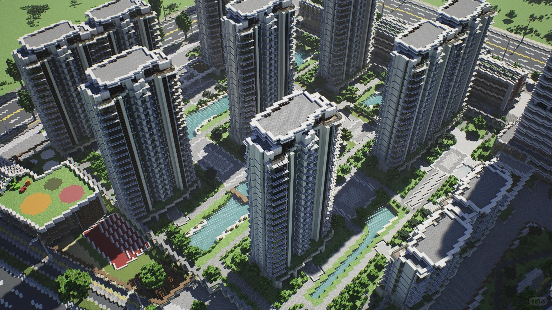 mc中的现代住宅社区