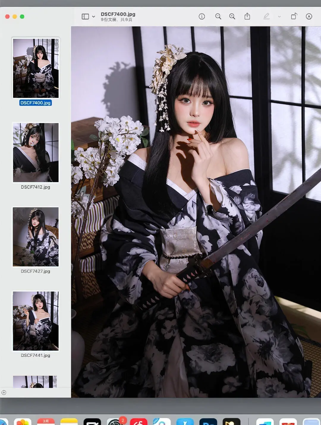 “花开彼岸🖤”绝美妖艳的和服｜深圳写真