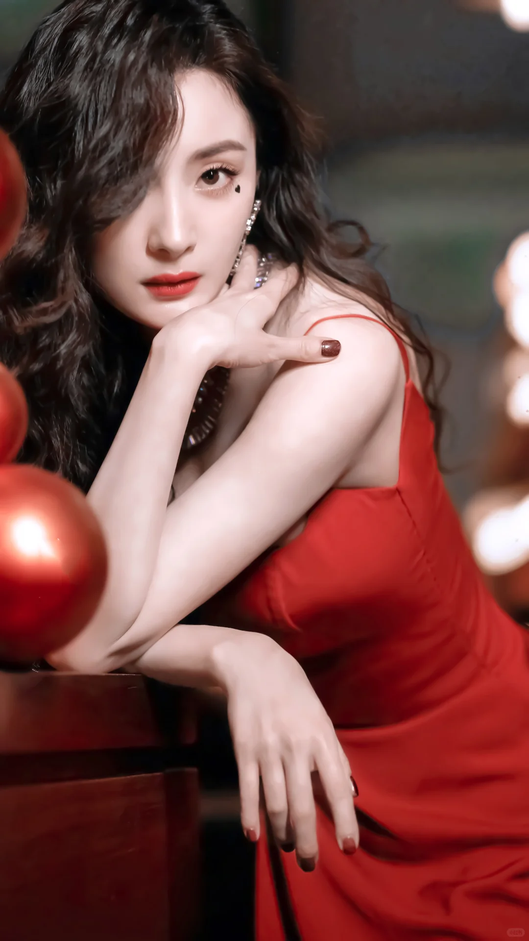 杨幂——红色长裙礼服（86p）