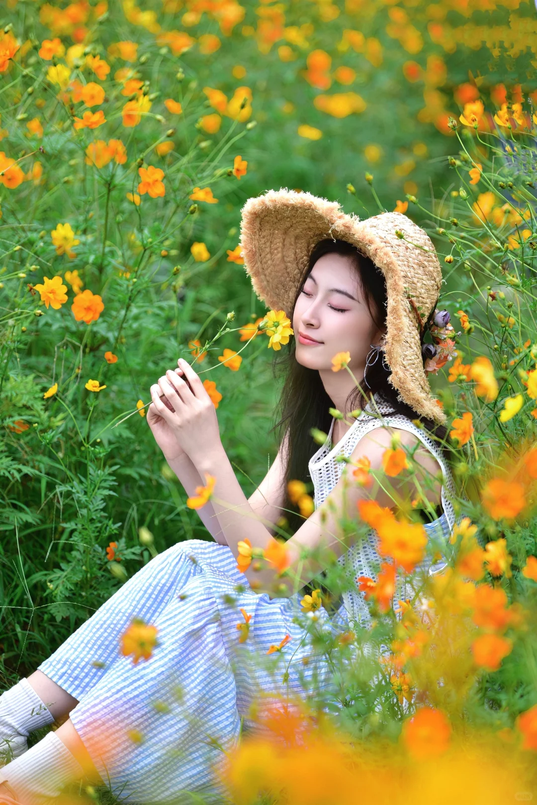 谁的镜头里，花海里有你🌼