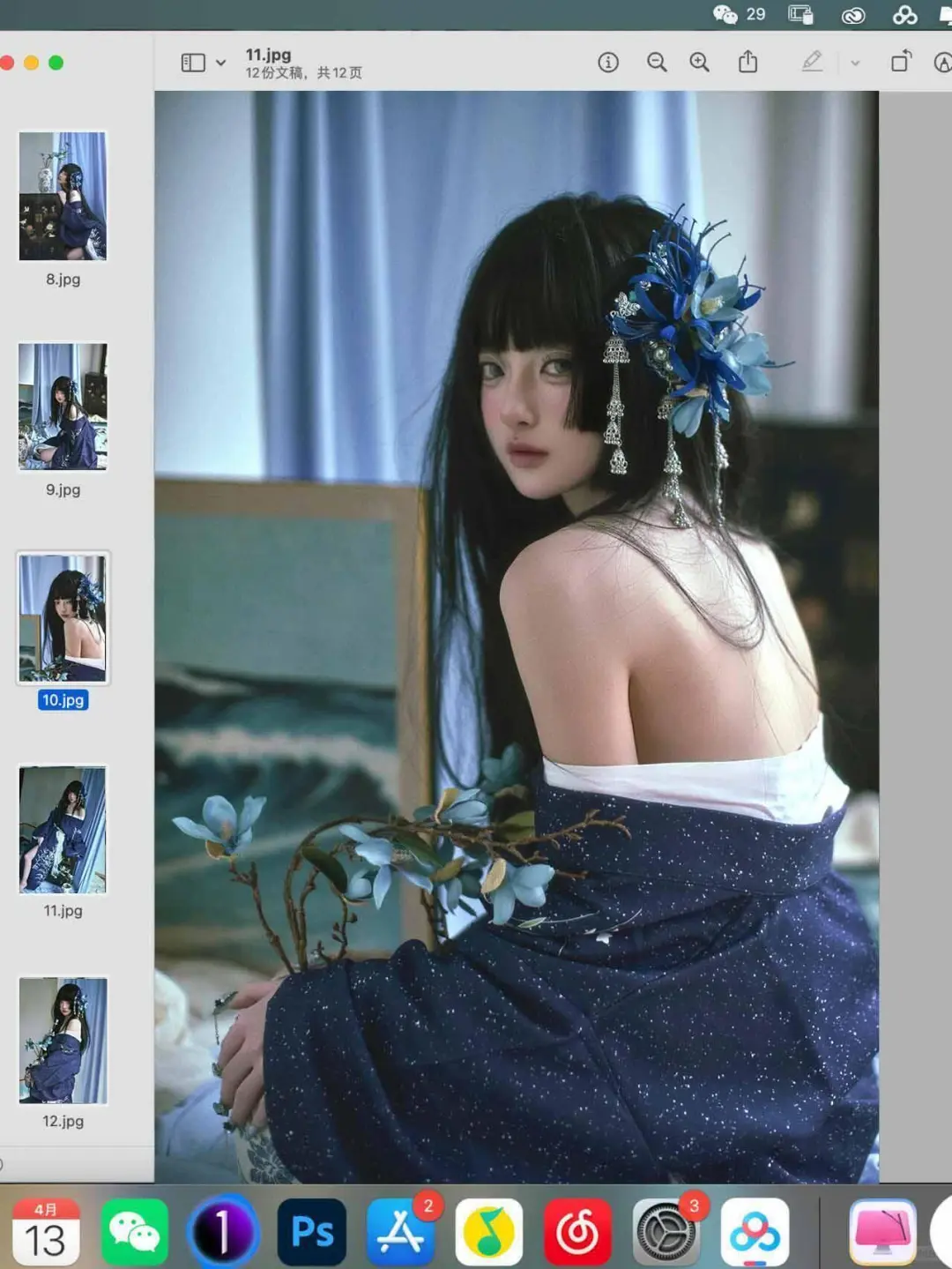 “花开彼岸🖤”绝美妖艳的和服｜深圳写真