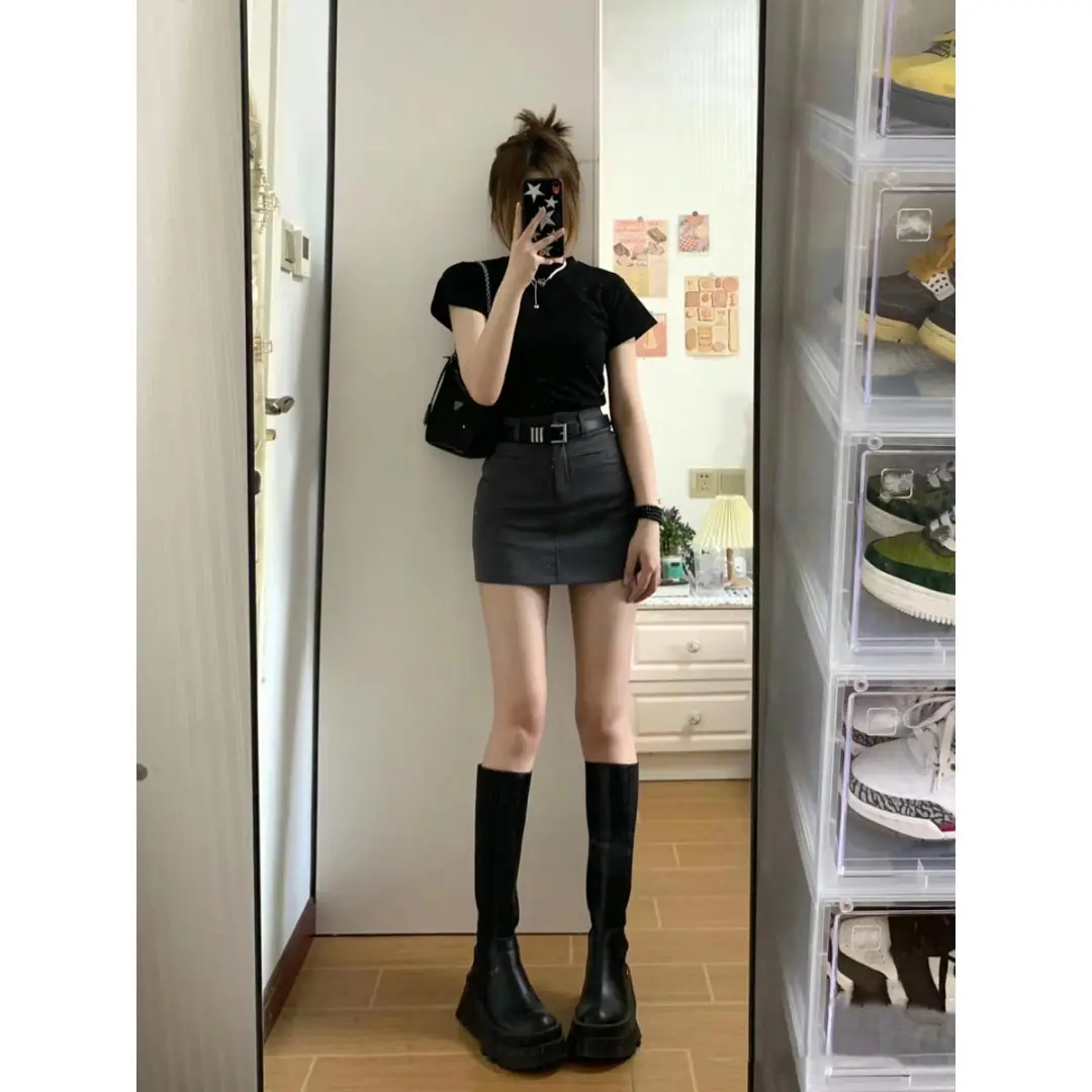 夏季盐系穿搭轻熟御姐风炸街辣妹港味复古c