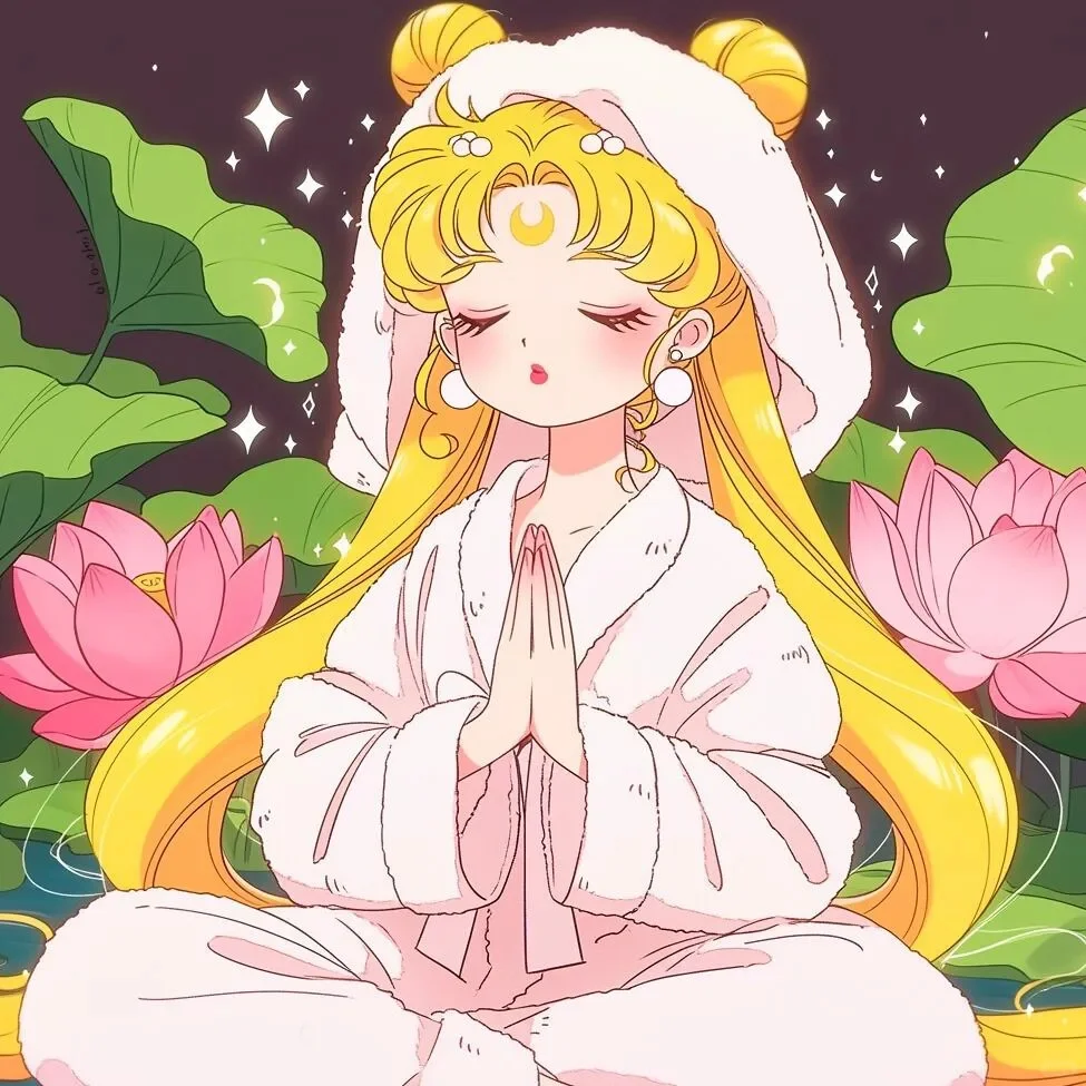 美少女月野兔好运头像 | 一闪一闪亮晶晶