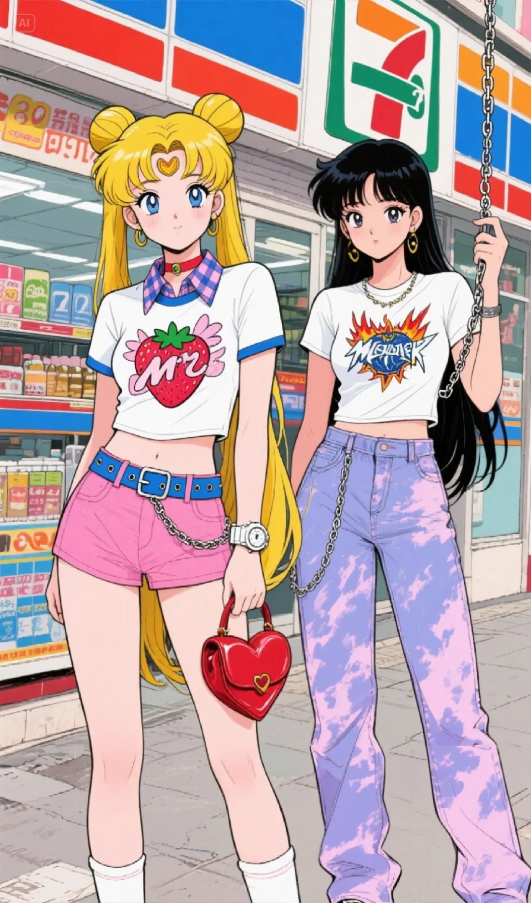 美少女战士出街的王炸皮肤