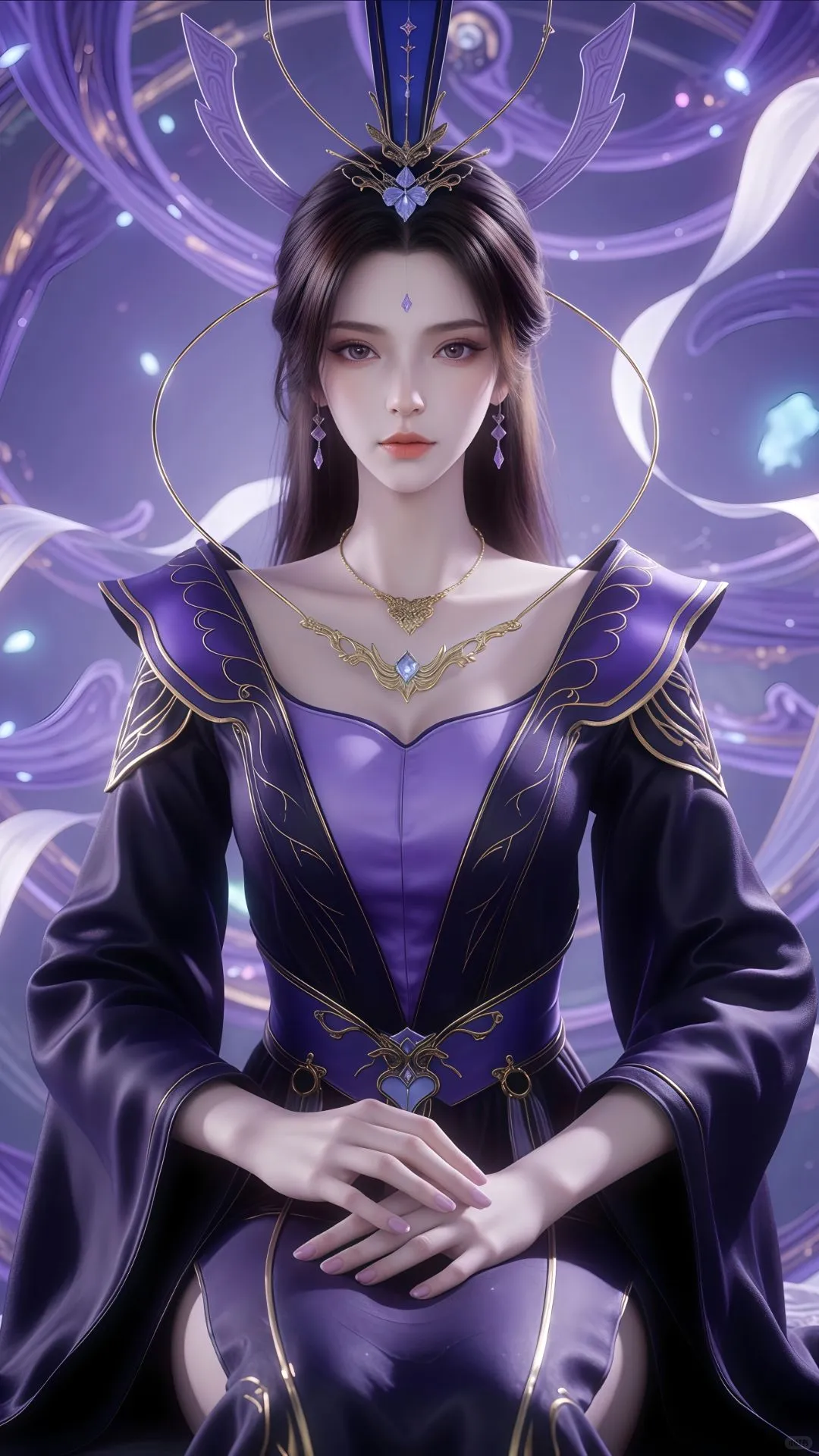 📱手机秒变仙府！AI国漫女神壁纸合集~