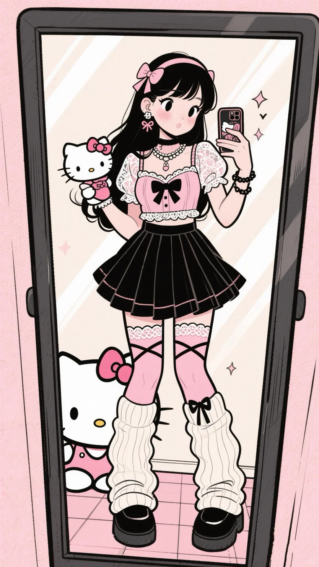 分享几张私藏｜当Kitty化身美少女🎀