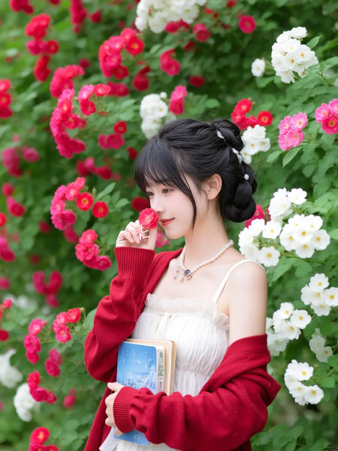 闯进谁的花海里都好看🌹